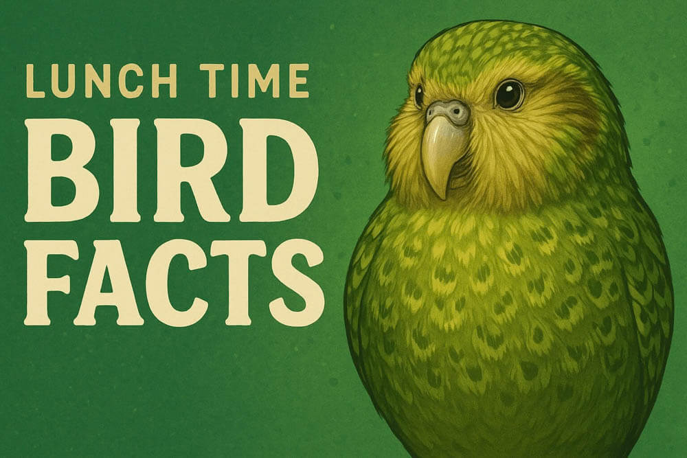Lunch Time Bird Facts - Educational Series Banner